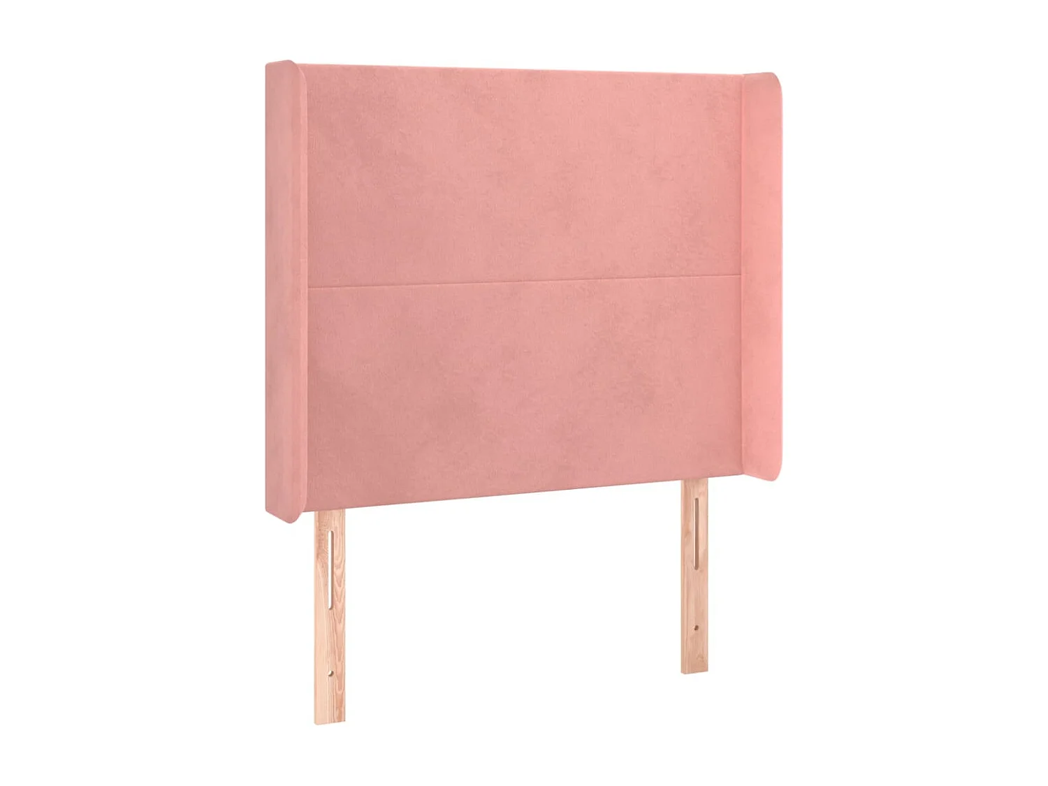 Hoofdbord | Hoofdeinde LED 103x16x118/128 cm fluweel roze