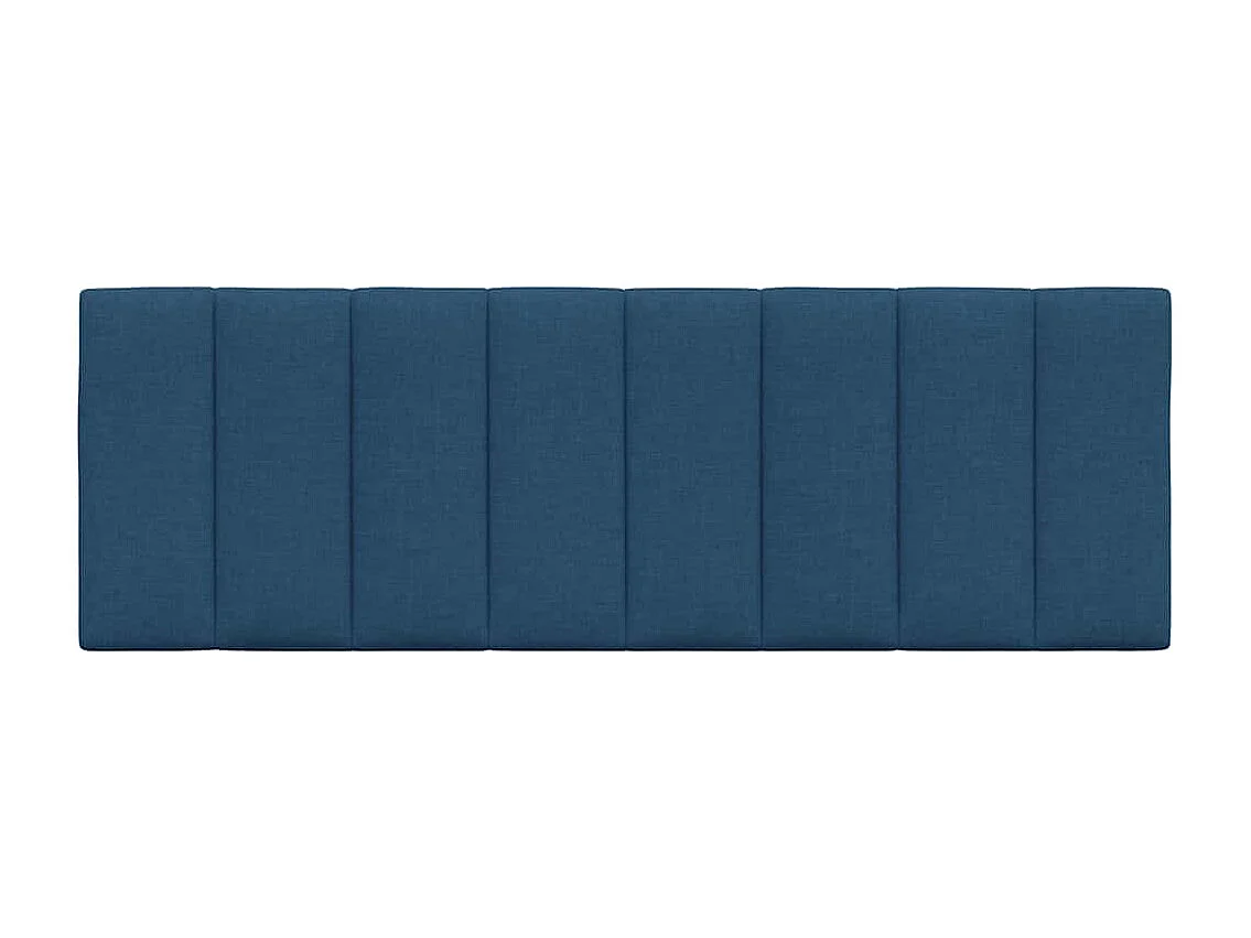 Tête de lit | Coussin de tête de lit | Tête de lit décoratif bleu 140 cm tissu