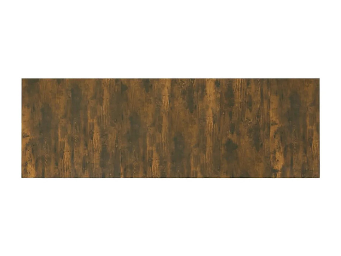 Tête de lit murale | Panneau de tête pour lit Moderne  Chêne fumé 240x1,5x80 cm Bois d'ingénierie