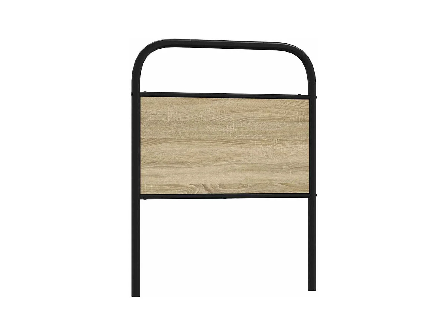 Mueble cabecero | Cabezal de cama | Cabecero de acero y madera de ingeniería roble Sonoma 80 cm
