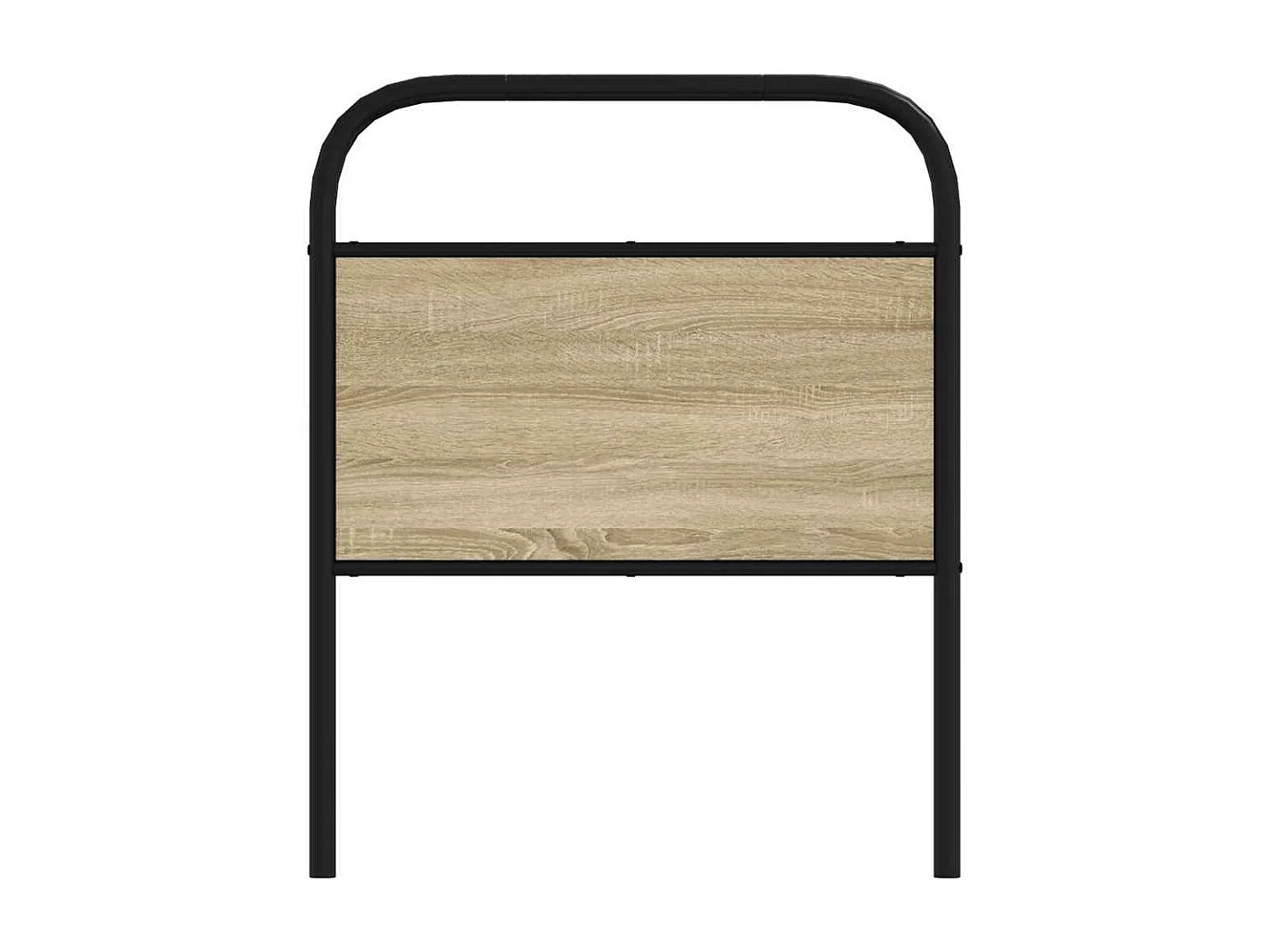 Mueble cabecero | Cabezal de cama | Cabecero de acero y madera de ingeniería roble Sonoma 80 cm