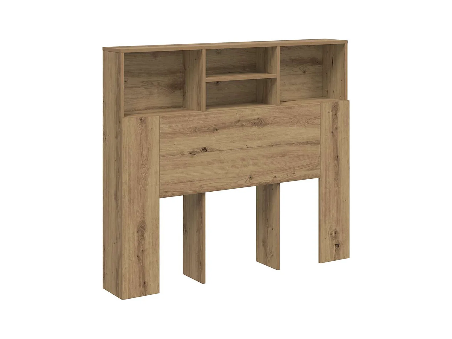 Mueble cabecero | Cabecero | Cabezal de cama armario madera roble artisian 120x19x103,5 cm