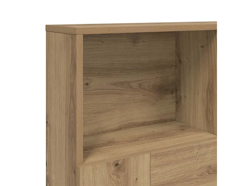 Mueble cabecero | Cabecero | Cabezal de cama armario madera roble artisian 120x19x103,5 cm