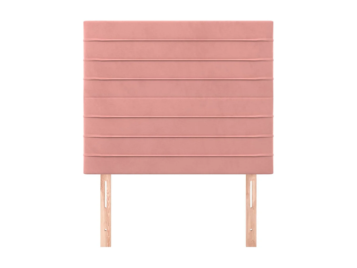 Cabeceros | Cabezal de cama | Mueble de cabecero 2 unidades de terciopelo rosa 90x5x78/88 cm