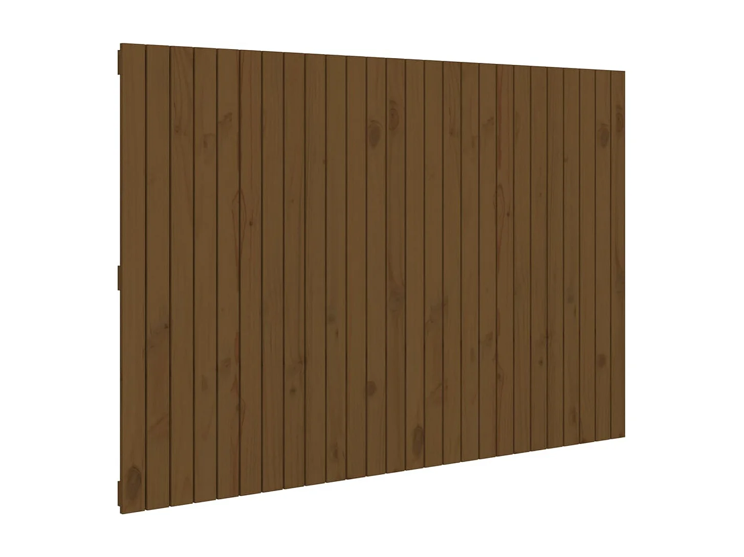 Tête de lit murale | Panneau de tête pour lit Moderne  Marron miel 166x3x110 cm Bois massif de pin