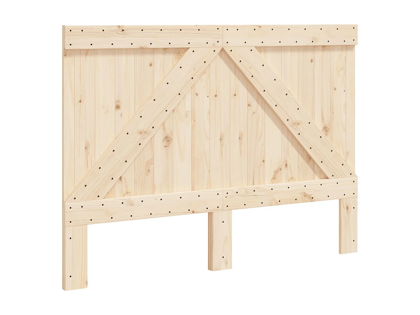 Tête de Lit | Panneau de tête pour lit Moderne 140x104 cm bois massif de pin