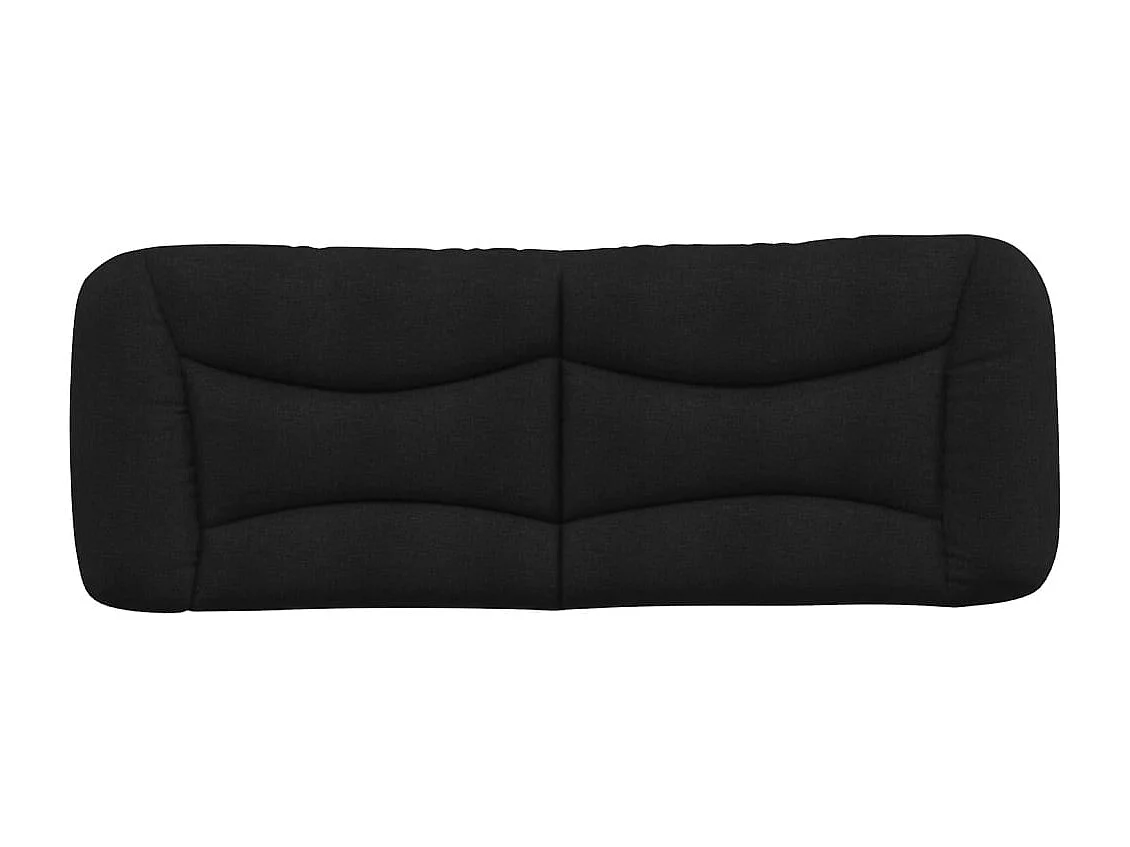 Tête de lit | Coussin de tête de lit | Tête de lit décoratif noir 120 cm tissu