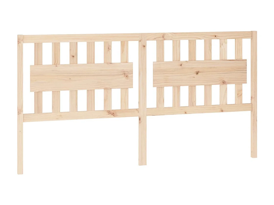 Hoofdbord | Hoofdeinde 185,5x4x100 cm massief grenenhout