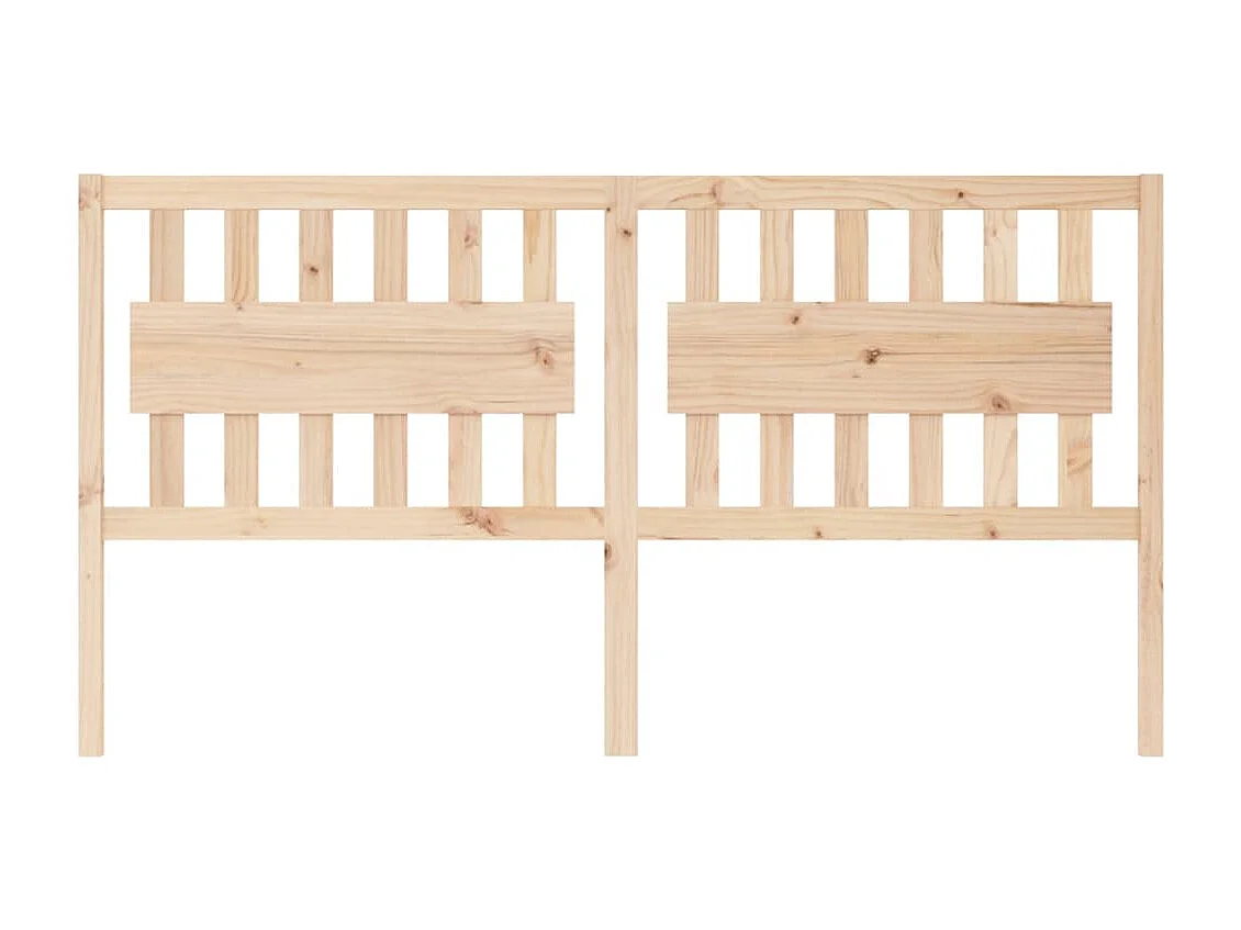 Hoofdbord | Hoofdeinde 185,5x4x100 cm massief grenenhout