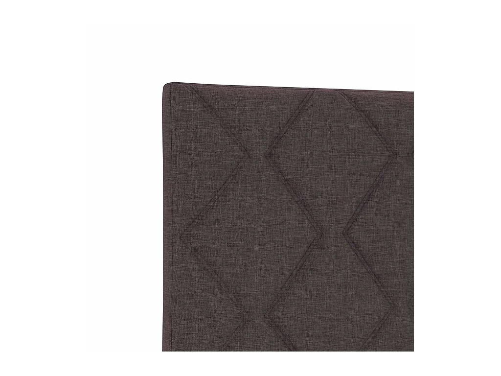Tête de Lit | Panneau de tête pour lit Moderne en Tissu Geometric Manuel Marron foncé 144 cm tissu