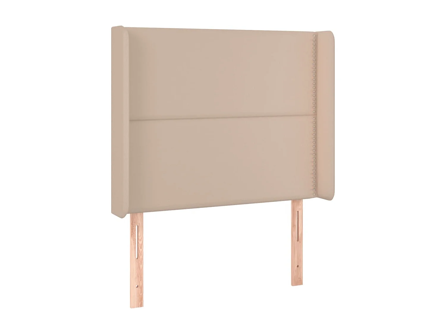 Tête de Lit | Panneau de tête pour lit Moderne à LED Cappuccino 93x16x118/128 cm Similicuir