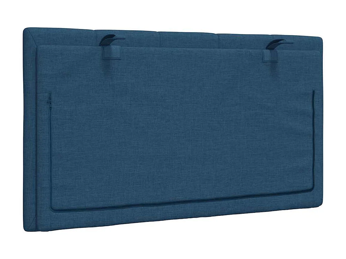 Tête de lit | Coussin de tête de lit | Tête de lit décoratif bleu 80 cm tissu