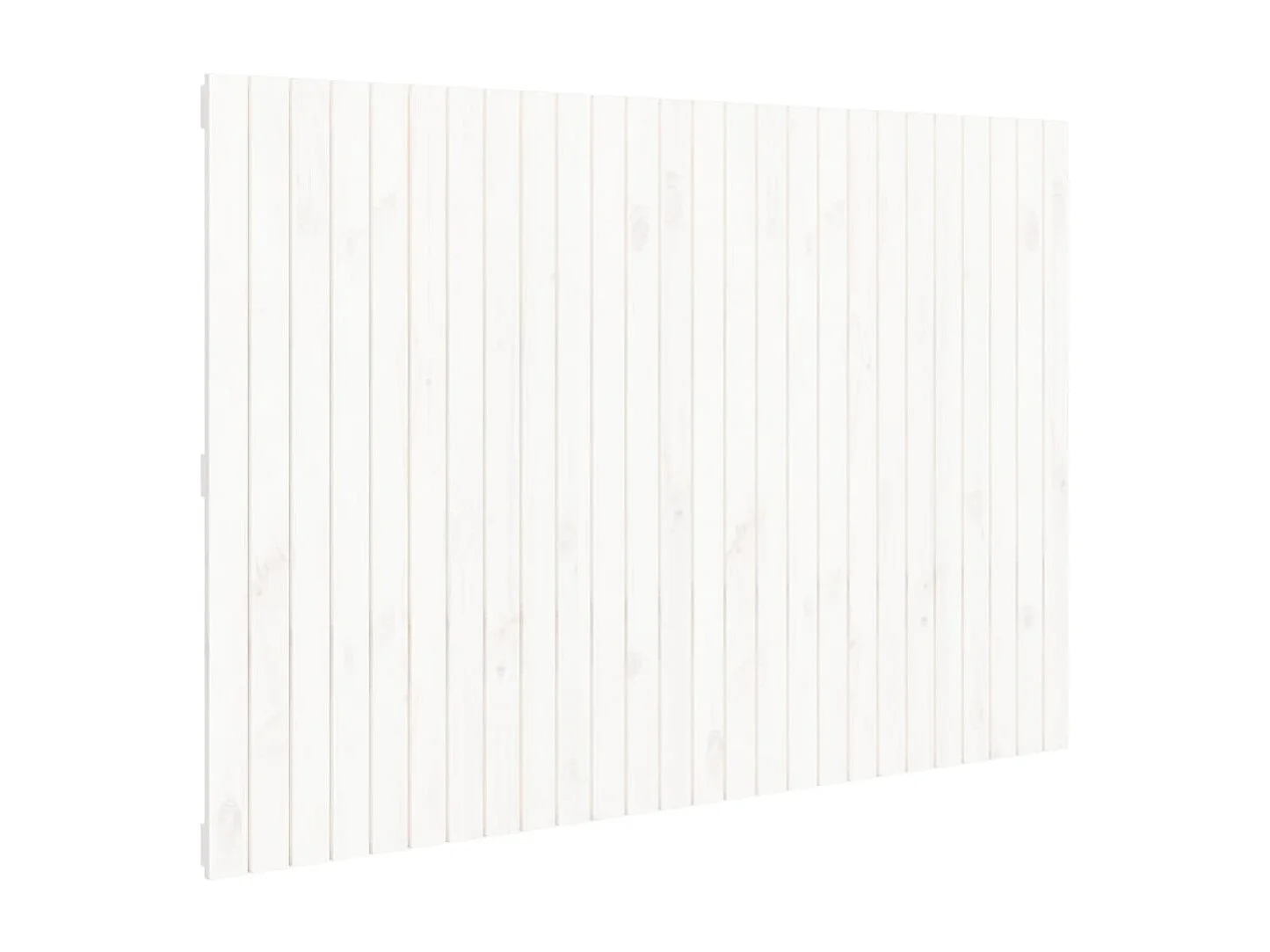 Tête de lit murale | Panneau de tête pour lit Moderne  Blanc 166x3x110 cm Bois massif de pin