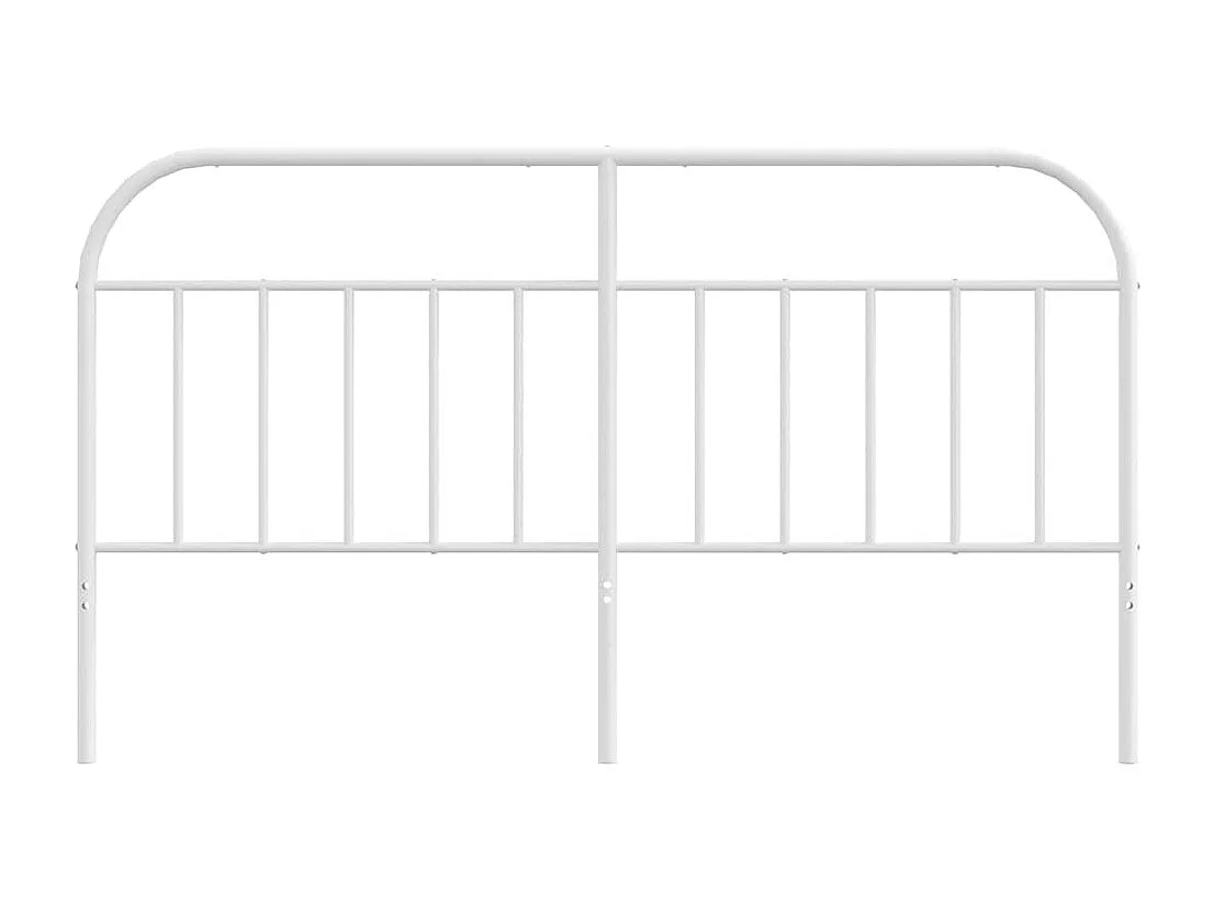 Mueble cabecero | Cabezal de cama | Cabecero de metal blanco 180 cm