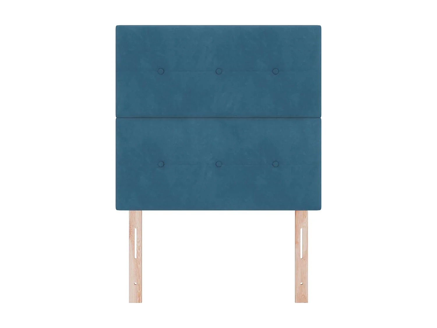 Mueble cabecero | Cabecero | Cabezal de cama Montaje en la pared Azul oscuro 100 cm Terciopelo