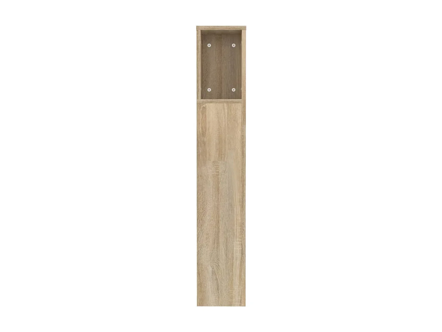 Tête de Lit avec rangement | Armoire de tête de lit chêne sonoma 120x18,5x102,5 cm