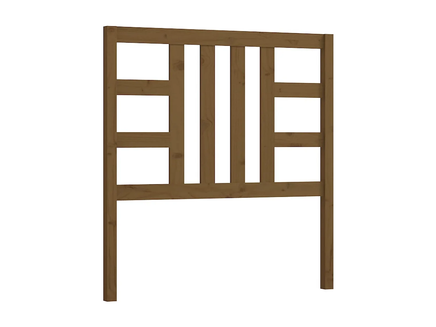 Tête de Lit | Panneau de tête pour lit Moderne Marron miel 96x4x100 cm Bois massif de pin