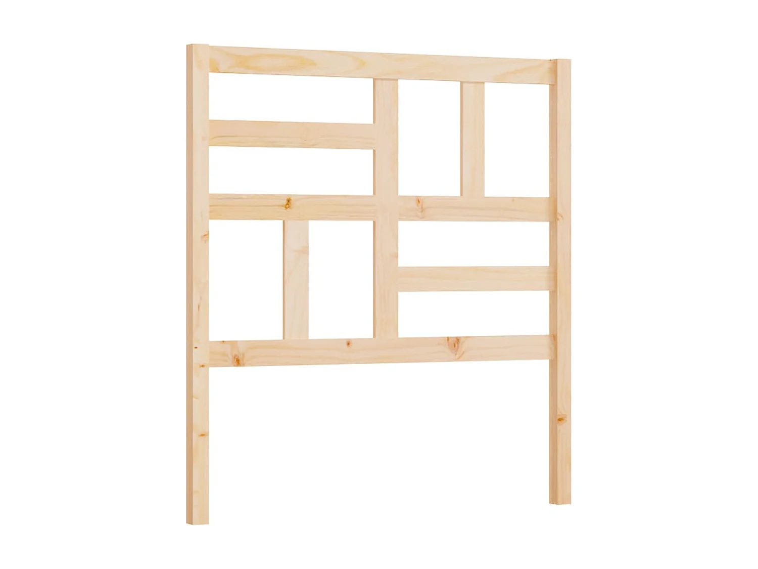 Tête de Lit | Panneau de tête pour lit Moderne 106x4x104 cm Bois massif de pin