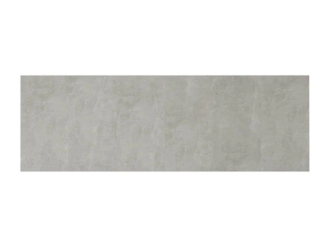 Mueble cabecero | Cabezal de cama | Cabecero de cama y mesitas madera contrachapada gris hormigón