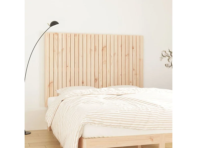 Tête de lit murale | Panneau de tête pour lit Moderne  159,5x3x110 cm Bois massif de pin