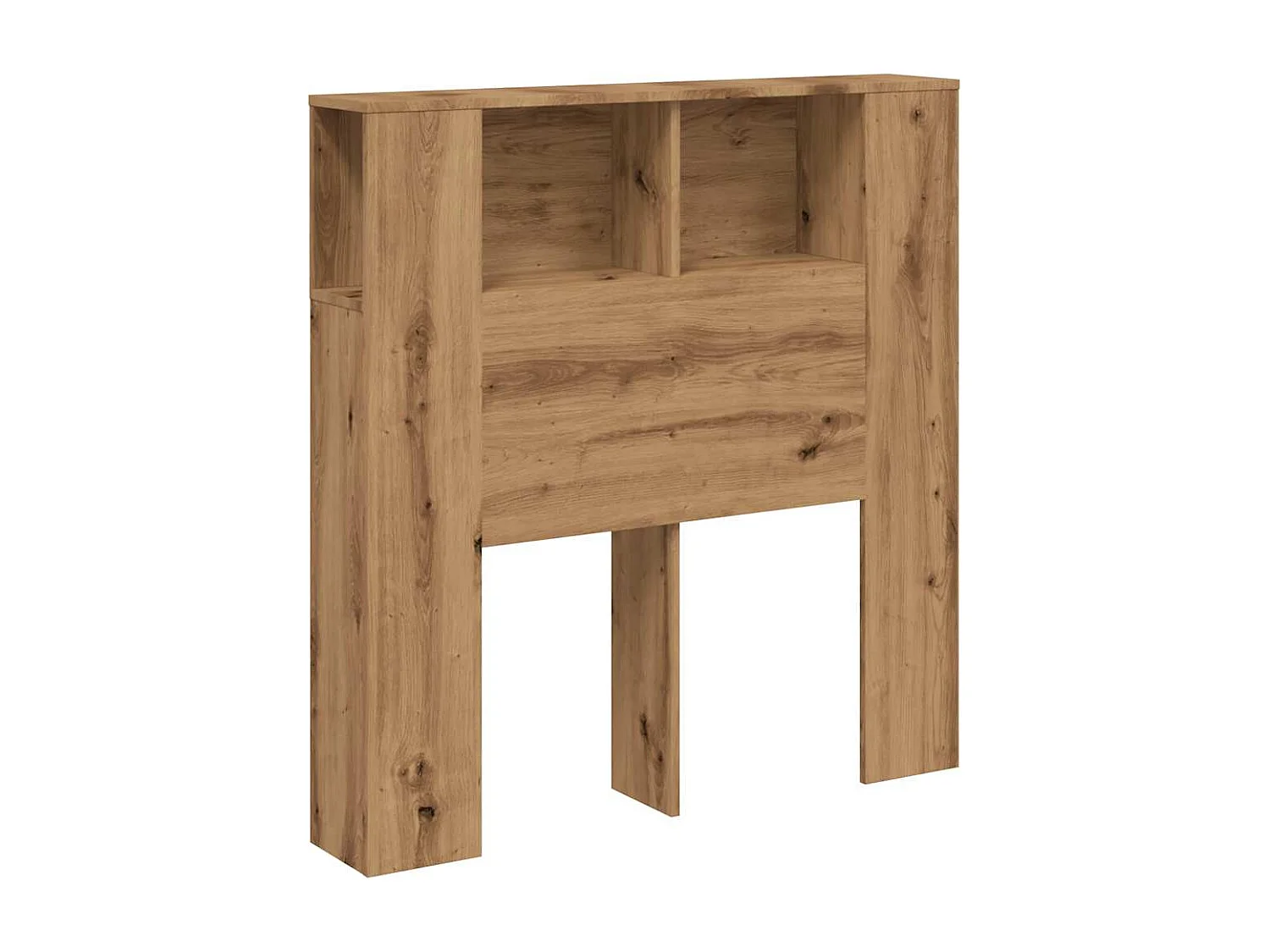 Mueble cabecero | Cabecero | Cabezal de cama armario madera ingeniería roble artisan 100x18,5x102,5cm