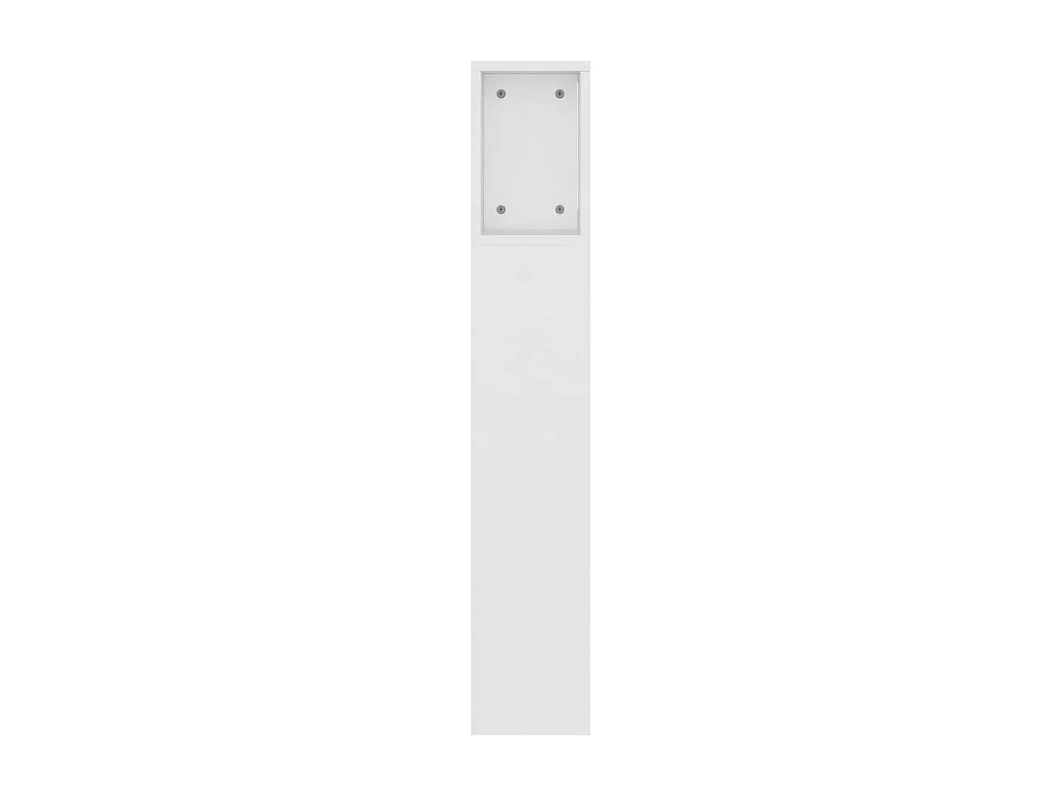 Tête de Lit avec rangement | Armoire de tête de lit Blanc 160x18,5x104,5 cm
