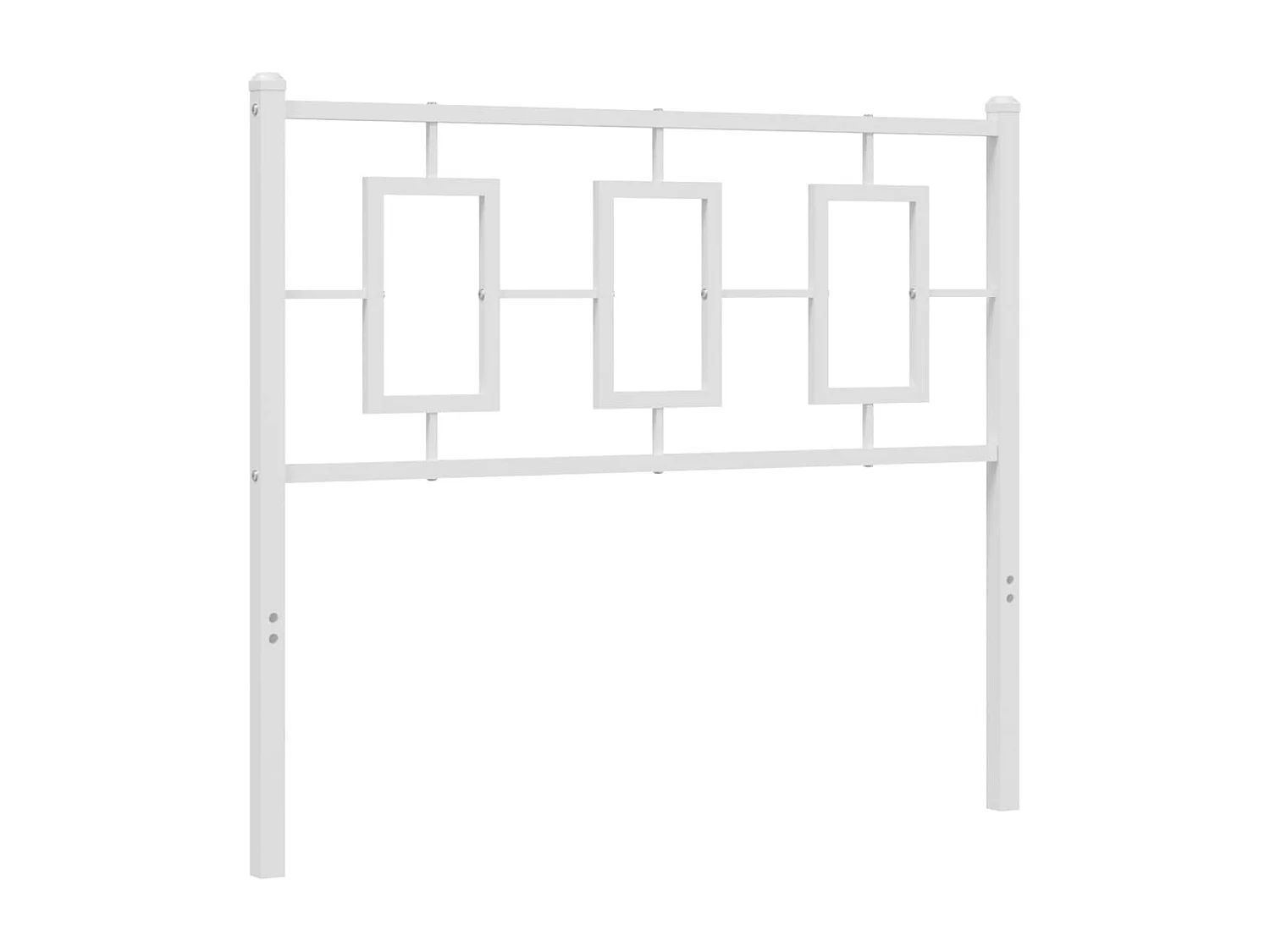 Tête de Lit | Panneau de tête pour lit Moderne métal blanc 100 cm