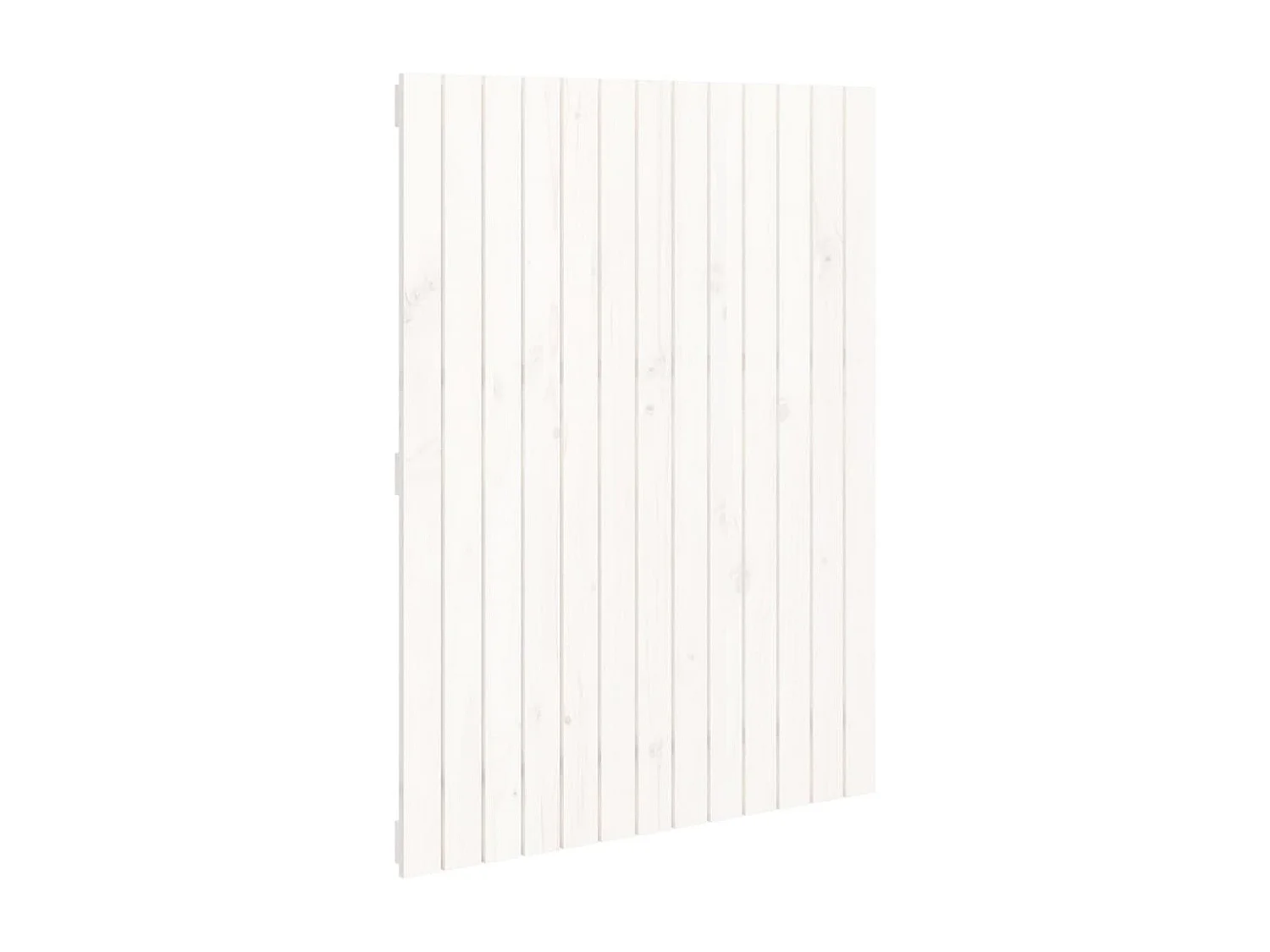 Cabecero de Cama | Cabezal de cama | Mueble de cabecero pared madera maciza pino blanco 82,5x3x110 cm