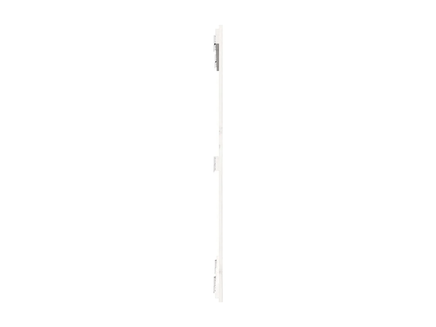 Tête de lit murale | Panneau de tête pour lit Moderne  Blanc 82,5x3x110 cm Bois massif de pin