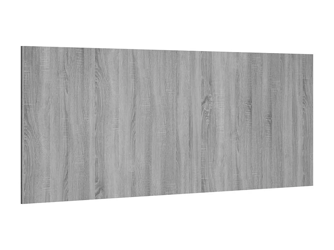 Hoofdbord | Hoofdeinde 200x1,5x80 cm bewerkt hout grijs sonoma eikenkleurig
