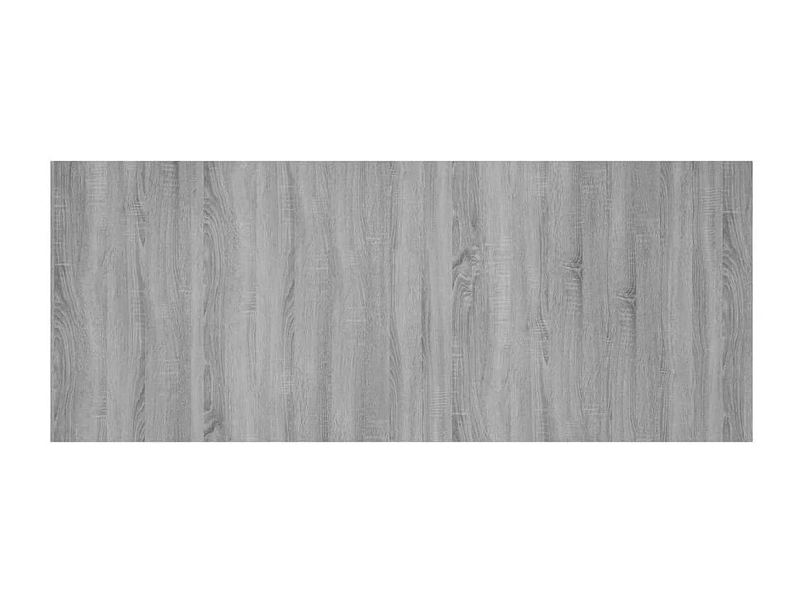 Hoofdbord | Hoofdeinde 200x1,5x80 cm bewerkt hout grijs sonoma eikenkleurig
