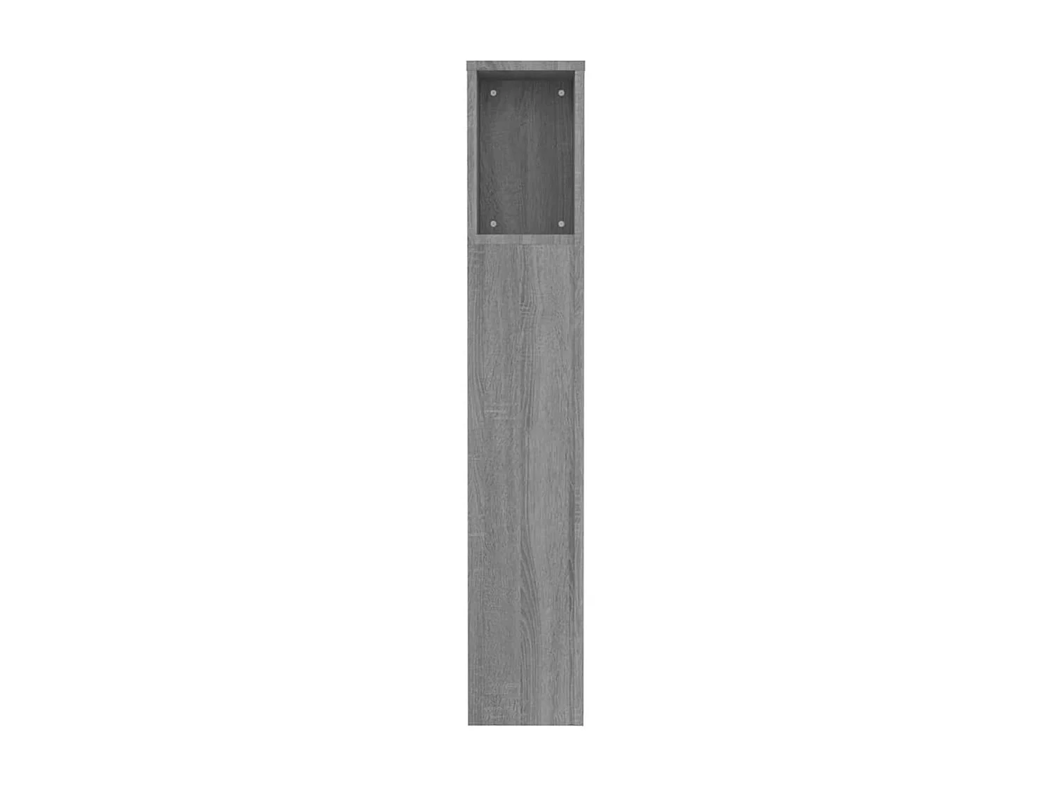 Tête de Lit avec rangement | Armoire de tête de lit Sonoma gris 100x18,5x102,5 cm