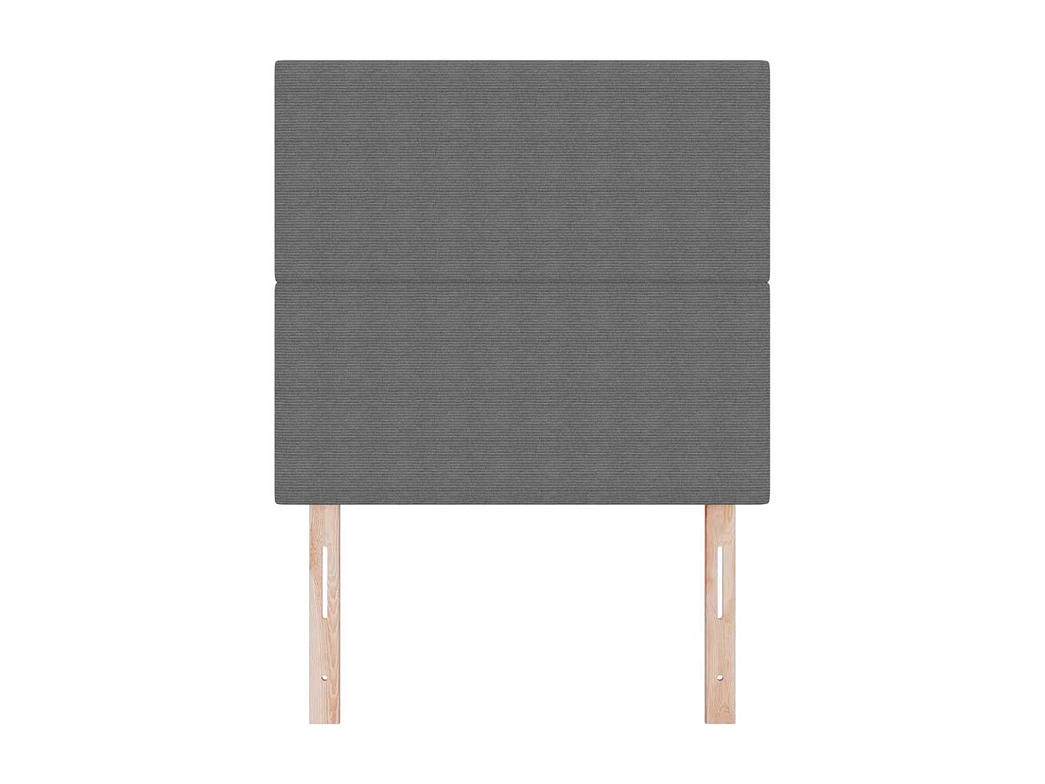 Cabecero | Cabezal de Cama | Mueble cabecero con cabecera Manual Gris claro 100 cm Tela de Rayas