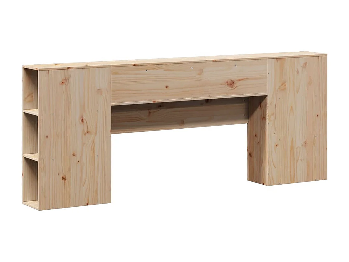 Tête de Lit | Panneau de tête pour lit Moderne avec rangement 180 cm bois massif de pin