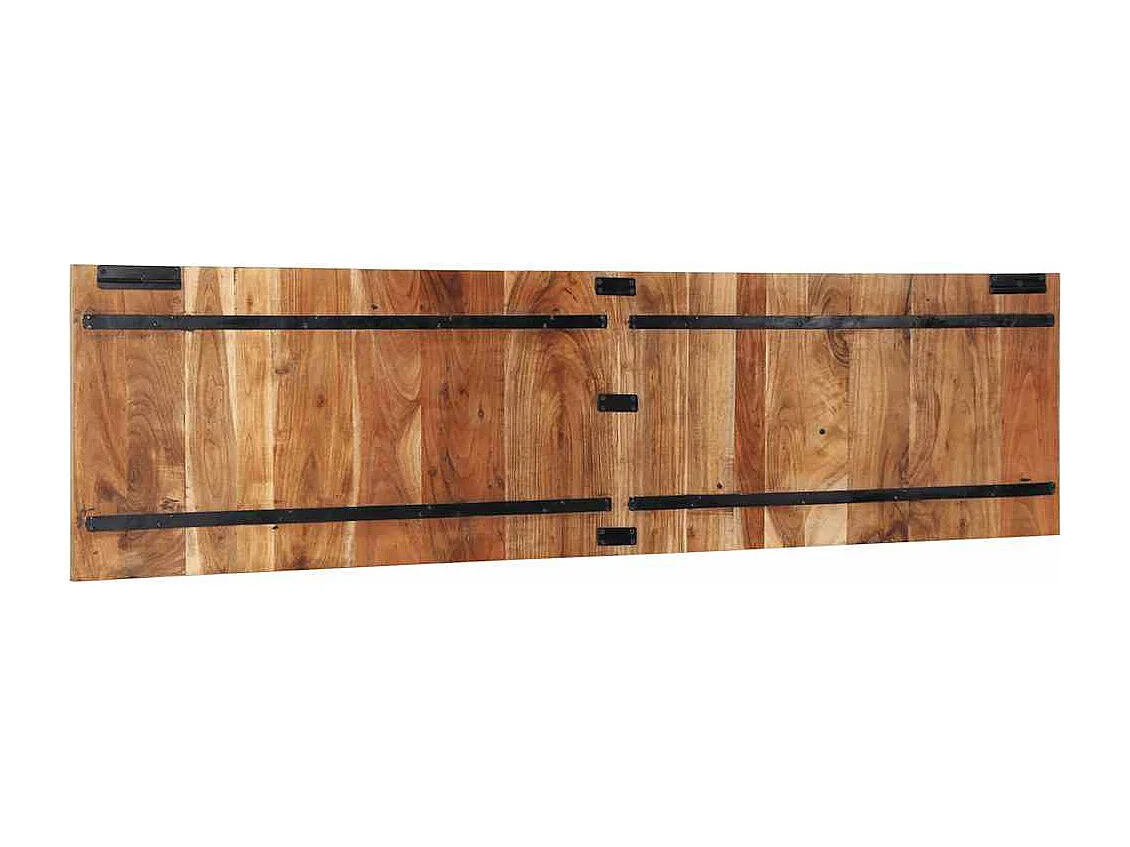 Tête de Lit | Panneau de tête pour lit Moderne 200 cm bois massif d'acacia