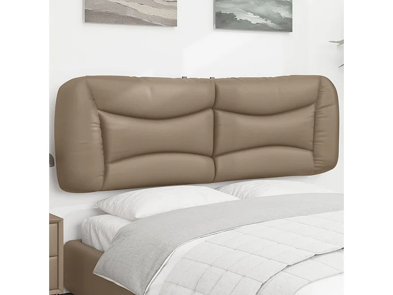 Tête de lit | Coussin de tête de lit | Tête de lit décoratif cappuccino 160 cm similicuir