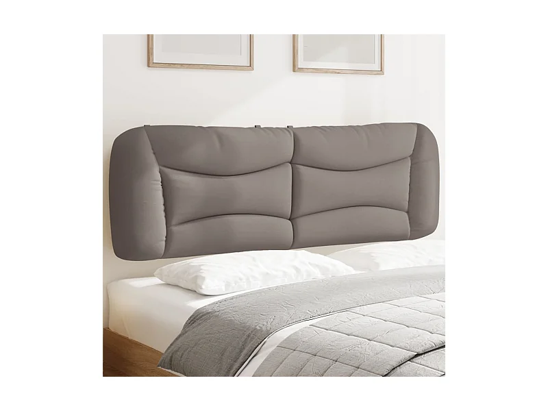 Tête de lit | Coussin de tête de lit | Tête de lit décoratif taupe 160 cm tissu