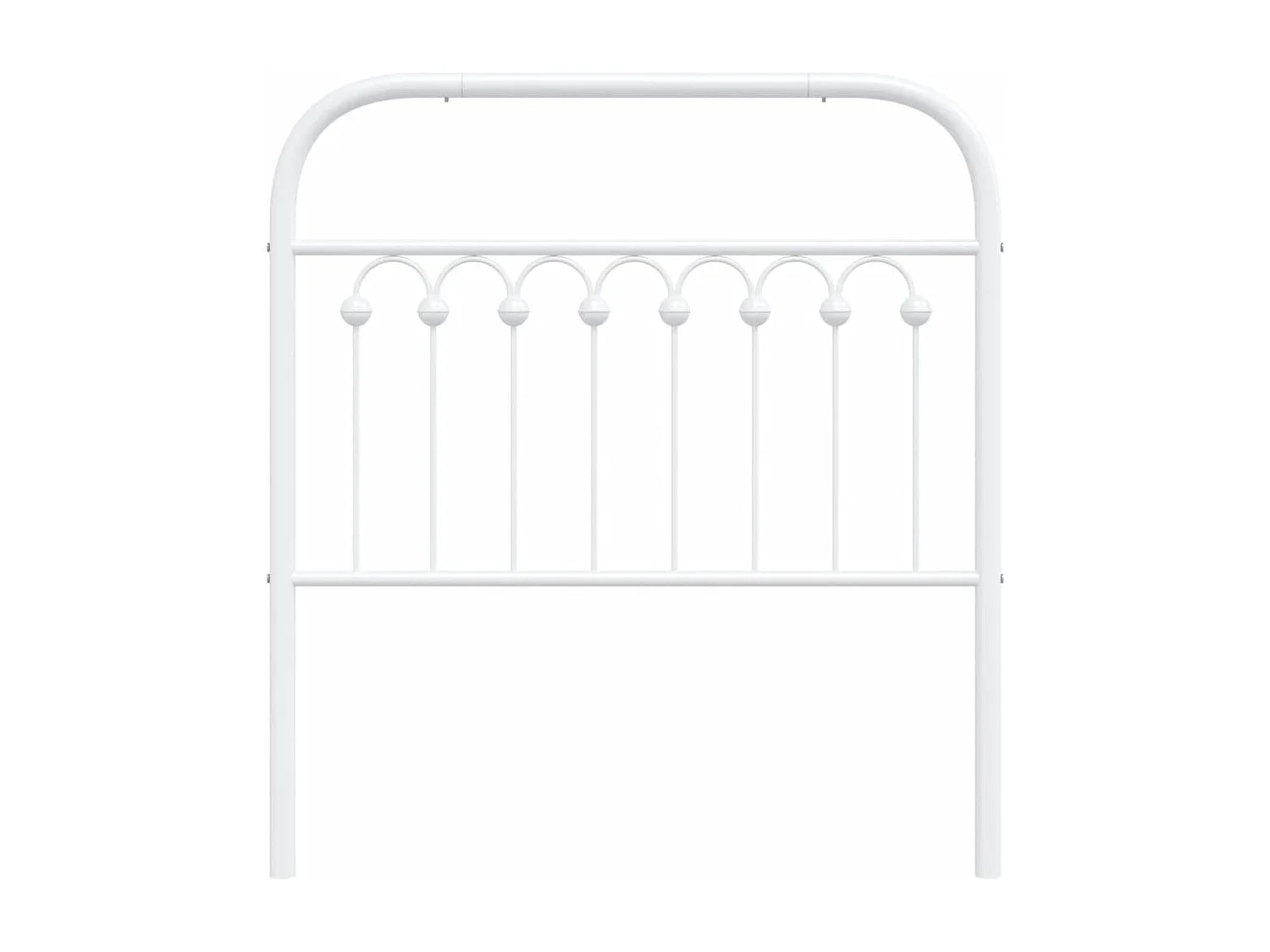 Mueble cabecero | Cabezal de cama | Cabecero de metal blanco 90 cm