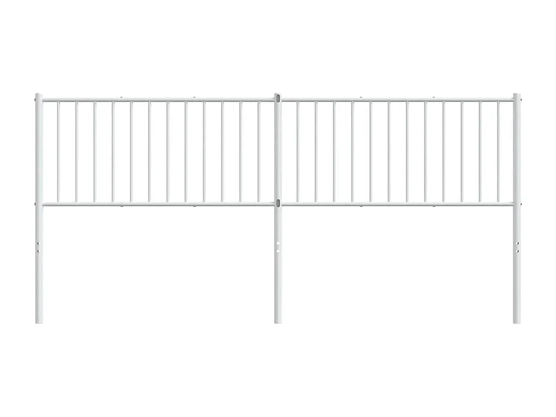 Mueble cabecero | Cabezal de cama | Cabecero de metal blanco 193 cm