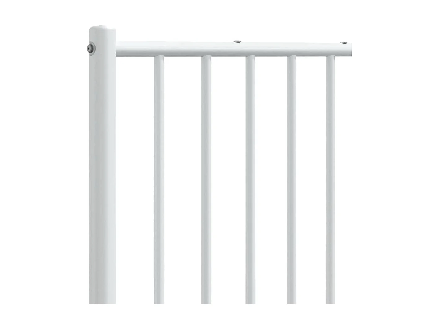Mueble cabecero | Cabezal de cama | Cabecero de metal blanco 193 cm
