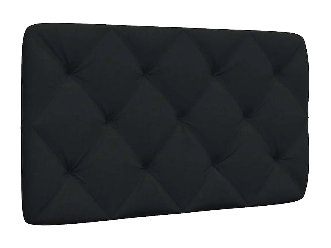 Tête de lit | Coussin de tête de lit | Tête de lit décoratif noir 90 cm tissu