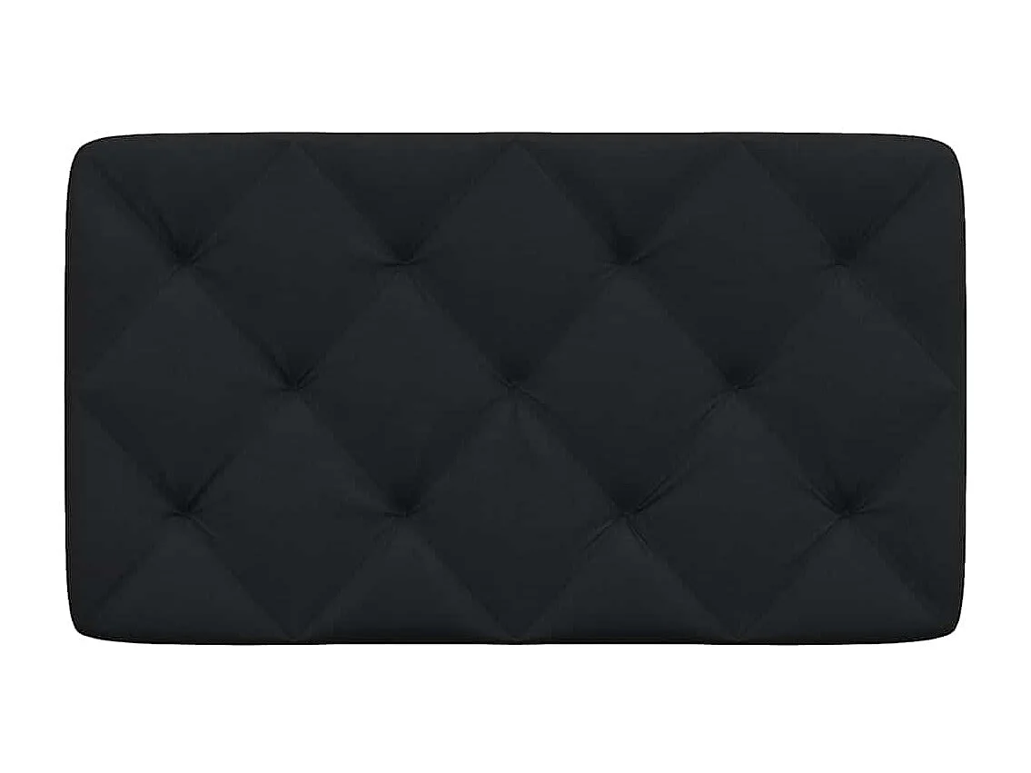 Tête de lit | Coussin de tête de lit | Tête de lit décoratif noir 90 cm tissu