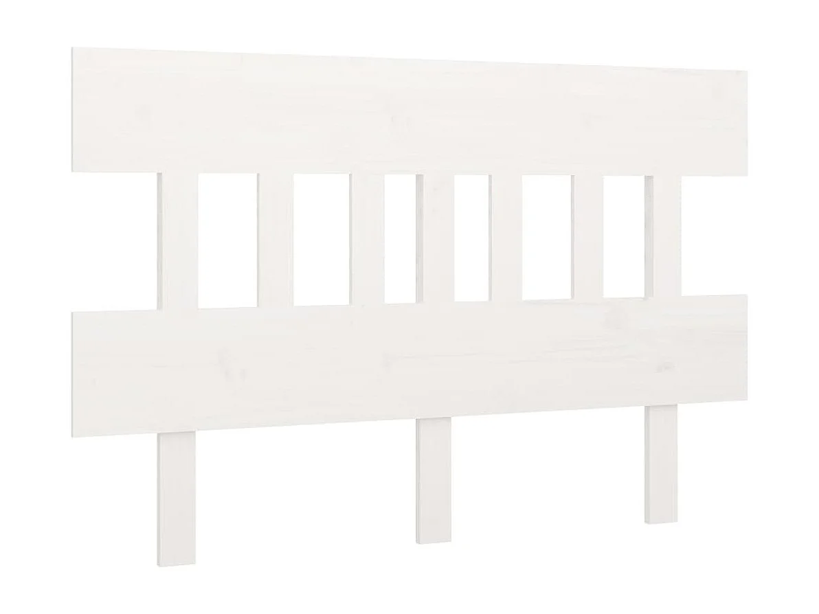 Hoofdbord | Hoofdeinde 163,5x3x81 cm massief grenenhout wit
