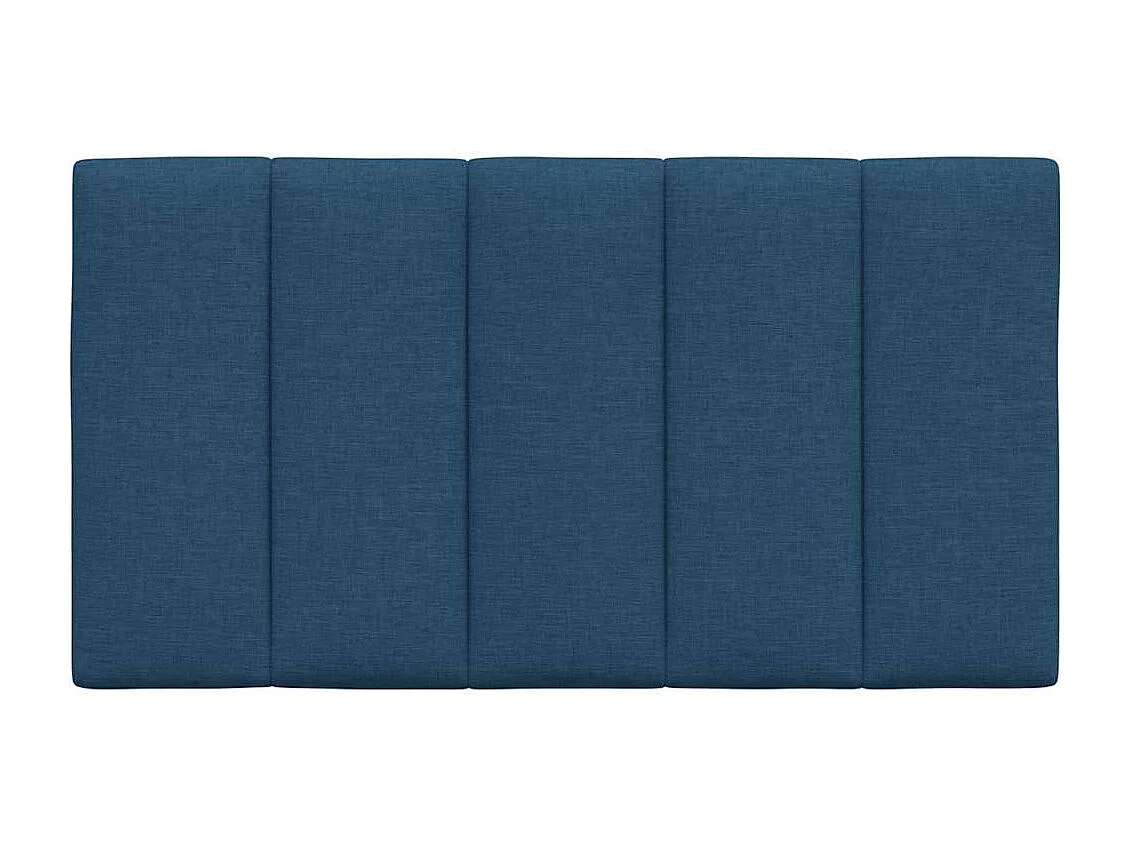 Tête de lit | Coussin de tête de lit | Tête de lit décoratif bleu 90 cm tissu