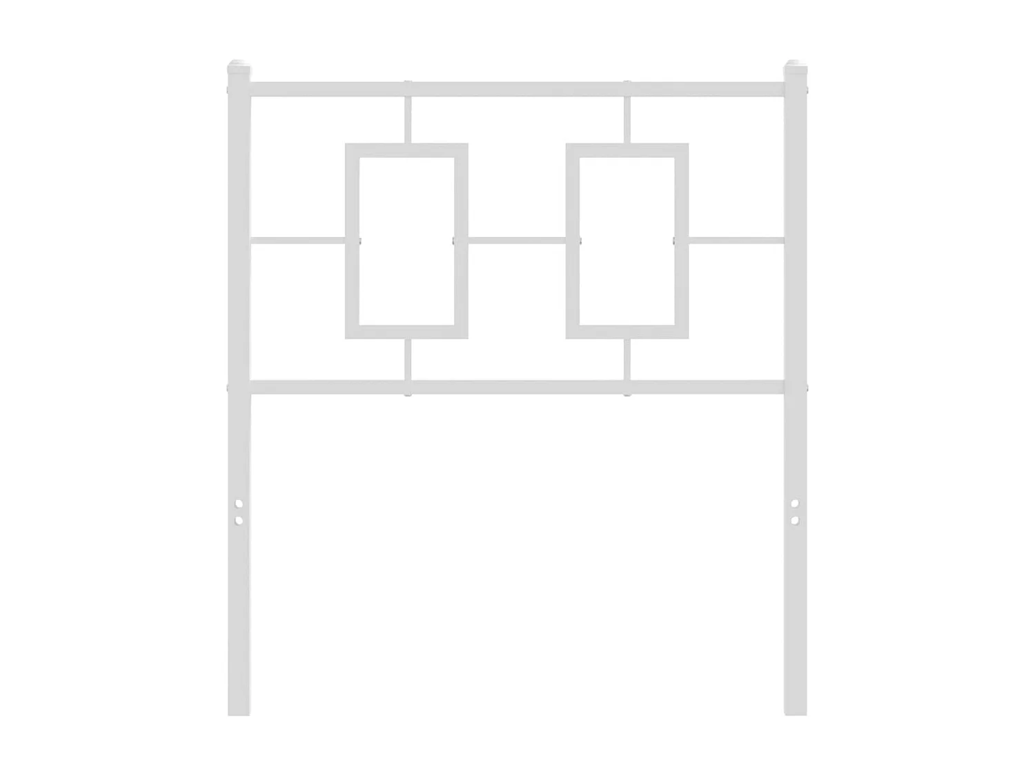 Mueble cabecero | Cabezal de cama | Cabecero de metal blanco 75 cm