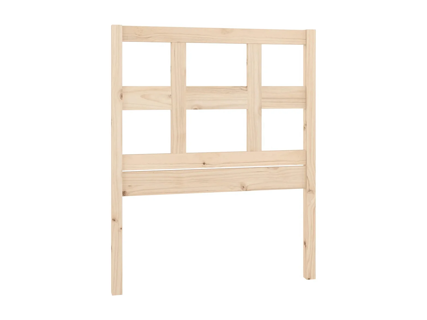 Cabecero de Cama | Cabezal de cama | Mueble de cabecero madera maciza de pino 95,5x4x100 cm