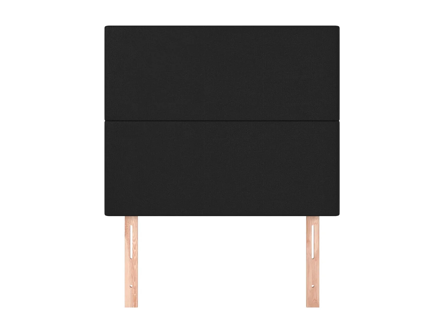 Têtes de lit | Panneaux de tête pour lit Moderne 2 pcs Noir 90x5x78/88 cm Similicuir