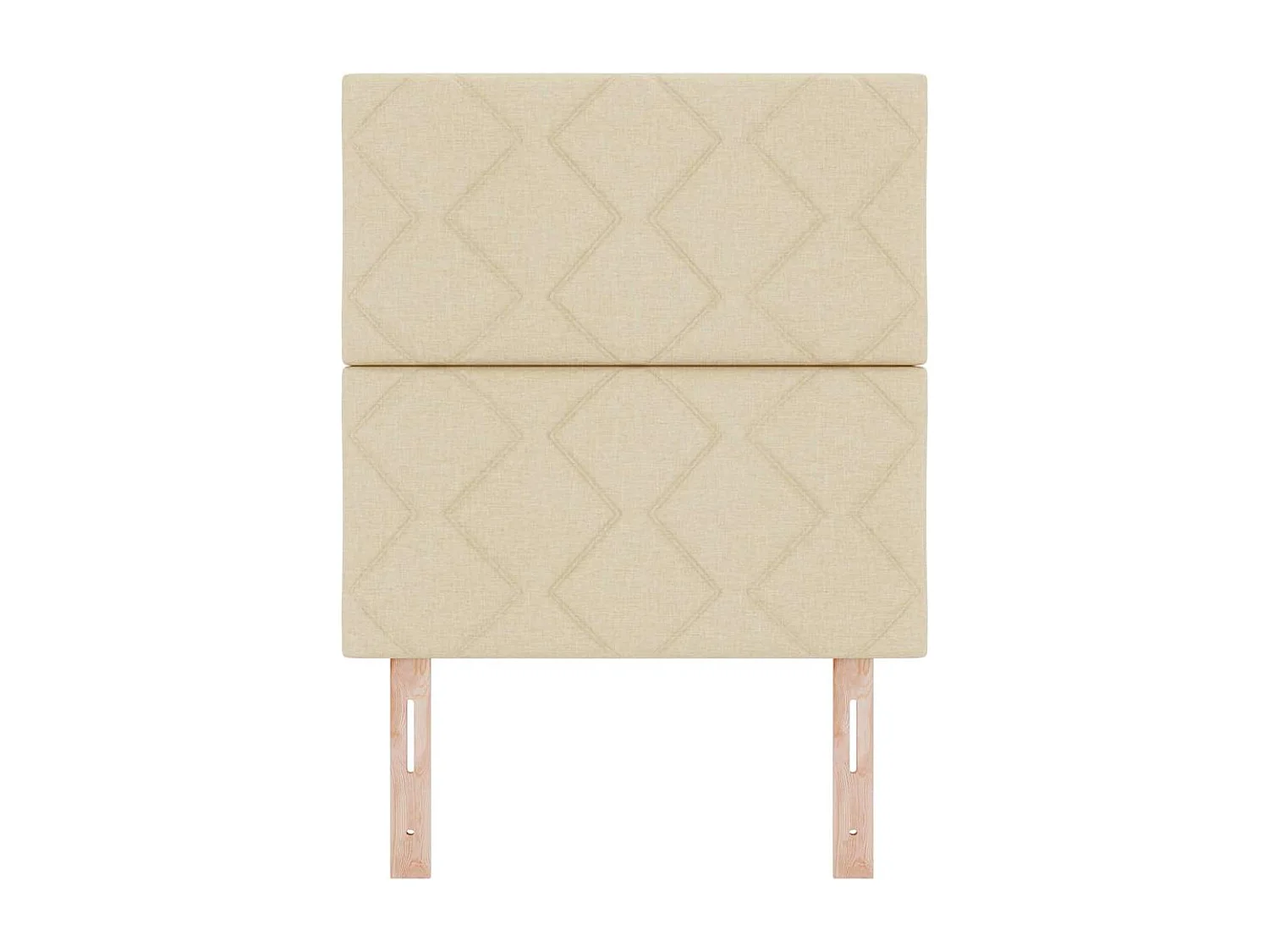 Tête de Lit | Panneau de tête pour lit Moderne en Tissu Geometric Manuel Crème 80 cm tissu