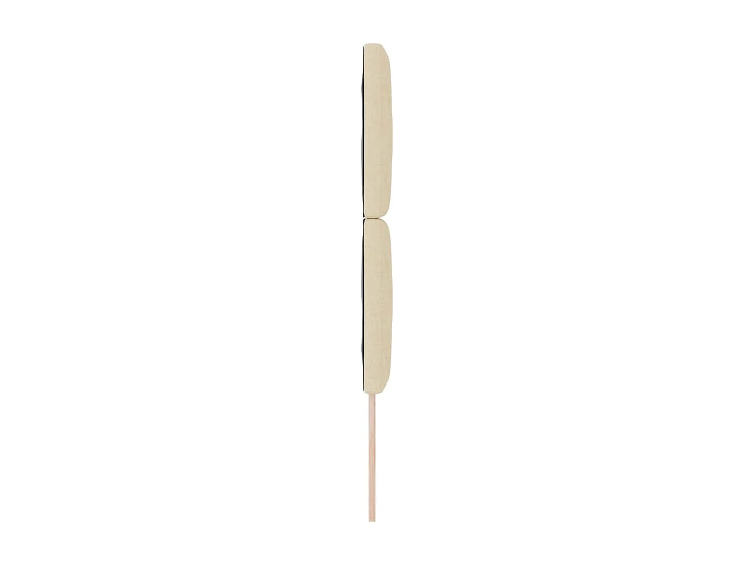 Tête de Lit | Panneau de tête pour lit Moderne en Tissu Geometric Manuel Crème 80 cm tissu