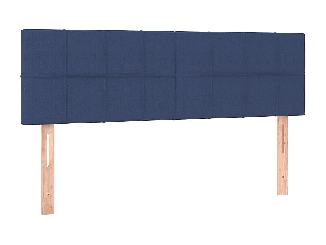 Hoofdbord | Hoofdeinde LED 144x5x78/88 cm stof blauw